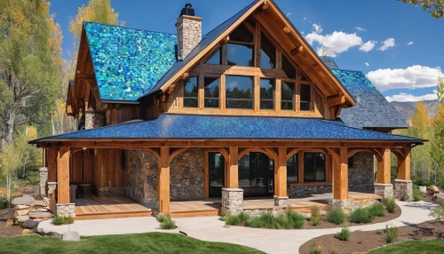 aspen,log cabin,house in the mountains,log home,eco-construction,timber house,vail,american aspen,house in mountains,wooden house,the cabin in the mountains,chalet,patterned wood decoration,3d rendering,telluride,garden elevation,build by mirza golam pir,alpine style,exterior decoration,slate roof,Conceptual Art,Daily,Daily 31