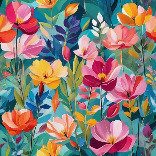 tulip background,flower painting,floral digital background,wild tulips,floral background,tulips,tulip flowers,blanket of flowers,flower background,tulip festival,watercolor floral background,pink tulips,colorful flowers,two tulips,japanese floral background,floral composition,tulip field,colorful floral,flower fabric,springtime background,Illustration,Vector,Vector 07