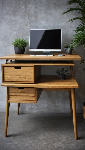 wooden desk,writing desk,apple desk,secretary desk,desk,office desk,danish furniture,computer desk,sideboard,standing desk,workbench,wooden table,school desk,wooden mockup,working space,folding table,work desk,wood bench,small table,industrial design,Illustration,Realistic Fantasy,Realistic Fantasy 23