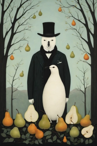 pear cognition,pears,penguin,penguin parade,penguin couple,glasses penguin,pear,halloween illustration,fairy penguin,big penguin,adã©lie penguin,butternut,pilgrim,thanksgiving background,fall animals,tangerines,penguin enemy,young penguin,baby-penguin,butternut squash,Illustration,Abstract Fantasy,Abstract Fantasy 05