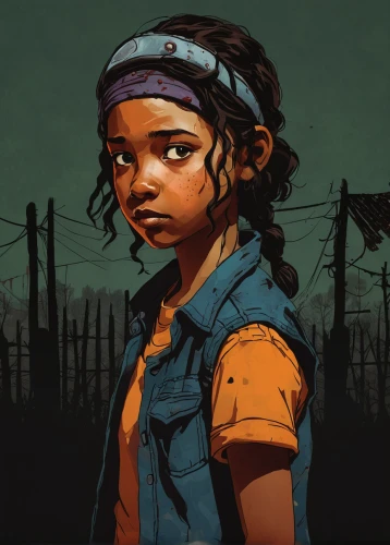 clementine,croft,digital painting,nora,child girl,rags,cassia,rosa ' amber cover,young girl,willow,the girl,girl portrait,worried girl,children of war,girl with speech bubble,bandana,rowan,coloring,the little girl,hushpuppy,Illustration,Vector,Vector 08