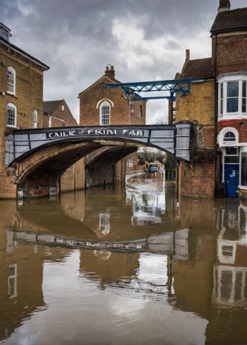 floods,flooding,chapel bridge,flooded,thames,thames trader,arch bridge,flood,tied-arch bridge,flooded pathway,swing bridge,cambridgeshire,gapstow bridge,york boat,hangman's bridge,e-flood,york,angel bridge,viola bridge,house insurance,Illustration,Paper based,Paper Based 09