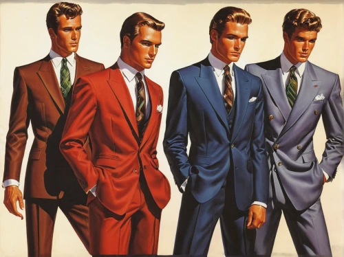 men's suit,men clothes,suits,businessmen,suit trousers,man's fashion,men's wear,gentleman icons,menswear,business men,collection of ties,the style of the 80-ies,model years 1960-63,vintage clothing,white-collar worker,ties,a black man on a suit,suit,model years 1958 to 1967,suit of spades,Illustration,American Style,American Style 07