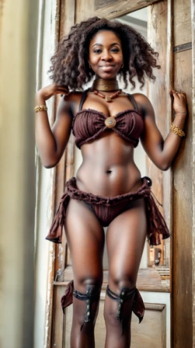plus-size model,african american woman,voodoo woman,ebony,black woman,african woman,beautiful african american women,plus-size,brown chocolate,dark chocolate,black women,maria bayo,milk chocolate,plus-sized,belt with stockings,hipparchia,tiana,cellulite,afroamerican,beautiful woman body