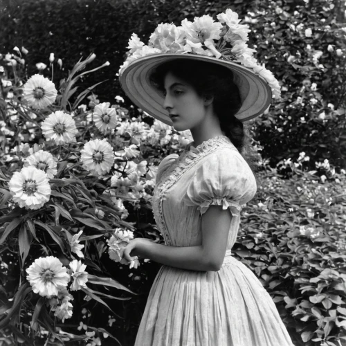 elizabeth taylor,victorian lady,vintage flowers,audrey hepburn,marguerite,girl in the garden,marguerite daisy,jane austen,vintage floral,girl in flowers,elizabeth taylor-hollywood,victorian fashion,rosa 'paloma blanca,lillian gish - female,holding flowers,1900s,the victorian era,charlotte cushman,hepburn,lady banks' rose ,Conceptual Art,Sci-Fi,Sci-Fi 14