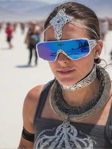 burning man,wearables,eye glass accessory,glare protection,face protection,face shield,sun protection,the visor is decorated with,cyber glasses,bandana,headlamp,badwater,breathing mask,high-visibility clothing,desert run,ski glasses,girl on the dune,eye protection,desert racing,bandana background,Photography,Documentary Photography,Documentary Photography 12