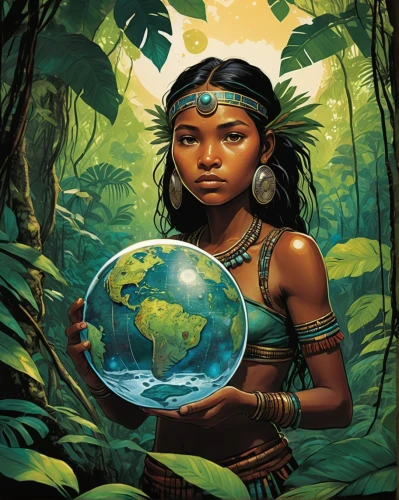 mother earth,pachamama,anahata,earth chakra,world digital painting,loveourplanet,polynesia,amazonian oils,earth day,polynesian girl,mother nature,mother earth statue,love earth,global oneness,sci fiction illustration,shamanism,earth,shamanic,the earth,polynesian,Conceptual Art,Daily,Daily 34