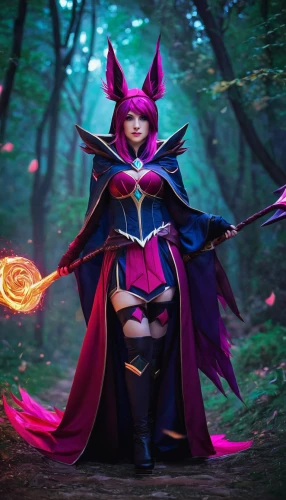 summoner,fae,sorceress,mage,evil fairy,dodge warlock,fantasia,mezzelune,the enchantress,scarlet witch,fire siren,elza,the witch,mara,lux,cosplay image,magus,wizard,cassiopeia,magical,Conceptual Art,Fantasy,Fantasy 32