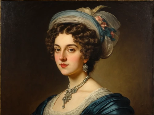 portrait of a woman,jane austen,portrait of a girl,franz winterhalter,female portrait,elizabeth nesbit,vintage female portrait,charlotte cushman,barbara millicent roberts,riopa fernandi,woman portrait,young woman,woman holding a smartphone,la violetta,rococo,young lady,diademhäher,elizabeth ii,woman holding pie,portrait of a hen,Illustration,Paper based,Paper Based 26