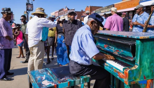 street organ,street music,street musicians,piano player,itinerant musician,blues and jazz singer,player piano,street musician,jazz pianist,pianos,new orleans,organist,piano keyboard,barrel organ,concerto for piano,keyboard instrument,play piano,the piano,pianet,musicians,Conceptual Art,Oil color,Oil Color 18