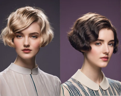 asymmetric cut,retouching,vintage women,model years 1958 to 1967,retouch,retro women,hair shear,1920's retro,pixie-bob,1940 women,vintage girls,vintage man and woman,downton abbey,artificial hair integrations,hairstyles,twenties women,sigourney weave,vintage woman,vintage style,1920s,Illustration,Retro,Retro 05