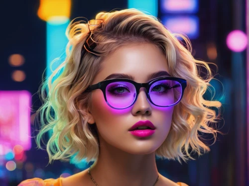 color glasses,pink glasses,cyber glasses,retro girl,spectacles,retro woman,reading glasses,kids glasses,fashion vector,glasses,anime 3d,pink round frames,silver framed glasses,retro women,with glasses,cool blonde,librarian,smart look,eyewear,portrait background,Illustration,Retro,Retro 19