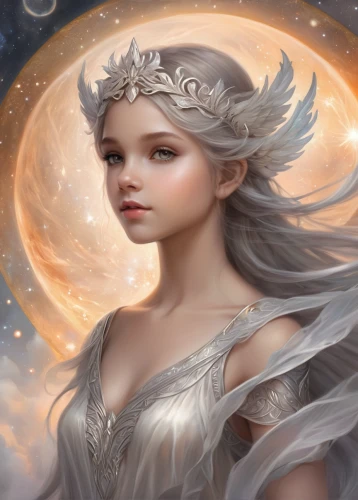 white rose snow queen,the snow queen,faery,fantasy portrait,fairy queen,faerie,fantasy art,moonflower,fairy tale character,mystical portrait of a girl,fantasy picture,rosa 'the fairy,zodiac sign libra,queen of the night,fantasy woman,ice queen,elven,snow white,eglantine,the enchantress,Illustration,Realistic Fantasy,Realistic Fantasy 01