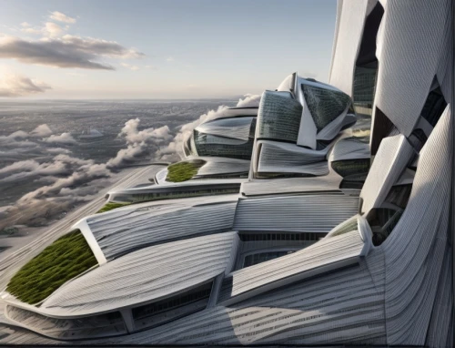 futuristic architecture,sky space concept,skyscapers,futuristic art museum,futuristic landscape,glass facade,the observation deck,santiago calatrava,calatrava,observation deck,solar cell base,eco-construction,hudson yards,roof landscape,sky apartment,eco hotel,largest hotel in dubai,kirrarchitecture,glass facades,skycraper,Architecture,Villa Residence,Futurism,Futuristic 8