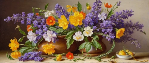 still life of spring,tommie crocus,flowers png,crocus flowers,crocuses,spring flowers,irises,freesias,bouquets,flower painting,crocuss,floral composition,vase,floral arrangement,bellflowers,splendor of flowers,spring bouquet,basket with flowers,flowers in basket,fiori,Art,Classical Oil Painting,Classical Oil Painting 31