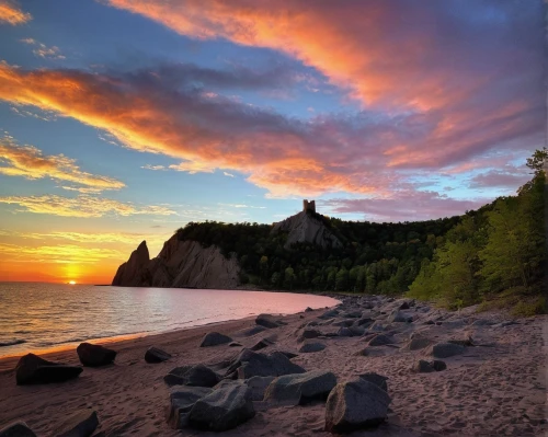 lake superior,mackinac island,lake baikal,grand haven,indiana dunes state park,split rock,baikal lake,upper michigan,great lakes,baikal,united states national park,chalk cliff,wisconsin,mountain beach,cliff beach,bar harbor,british columbia,duluth,lake michigan,the bluff,Illustration,Black and White,Black and White 02