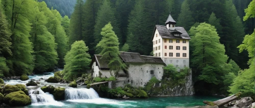 fairytale castle,fairy tale castle,canton of glarus,water castle,southeast switzerland,water mill,bavarian swabia,austria,germany forest,house in the forest,swiss house,south tyrol,eastern switzerland,house in mountains,house with lake,slovenia,hydropower plant,neuschwanstein,bavaria,medieval castle,Illustration,Abstract Fantasy,Abstract Fantasy 05