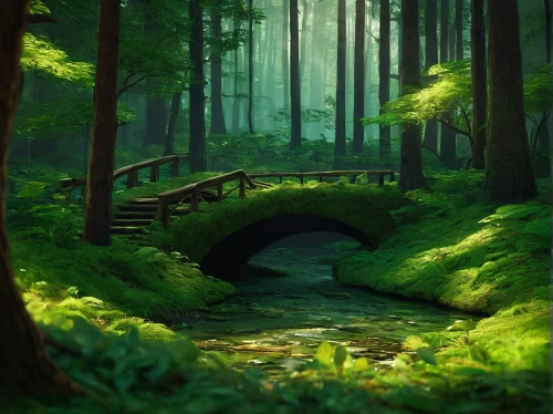 forest path,wooden bridge,forest landscape,green forest,forest glade,log bridge,elven forest,fantasy landscape,fairytale forest,forest,forest background,germany forest,hiking path,wooden path,fairy forest,the forest,enchanted forest,hollow way,forest walk,world digital painting,Photography,Documentary Photography,Documentary Photography 27