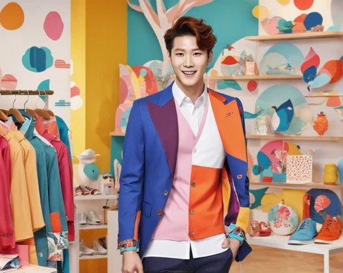 brightly,lotte,colorfulness,ziu,shopping icon,gyeonggi do,handsome model,colorful bleter,coat color,candy boy,colorful background,background colorful,uniqlo,showroom,yeonsan hong,janome butterfly,colourful,commercial,color background,fashion model,Illustration,Abstract Fantasy,Abstract Fantasy 13