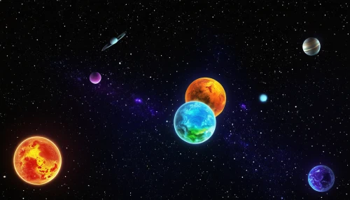 spheres,asteroids,different galaxies,binary system,planets,celestial bodies,outer space,orbs,colored eggs,galilean moons,colorful eggs,planetary system,star balloons,galaxy collision,constellation pyxis,galaxy types,cosmos,nebulous,colorful star scatters,saturnrings,Illustration,Children,Children 06