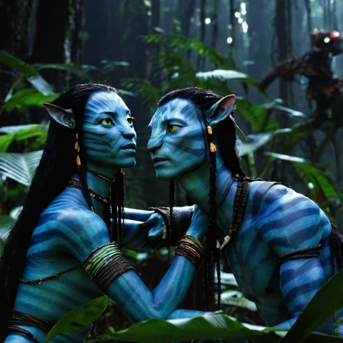 avatar,blue enchantress,warrior and orc,mystique,blu ray,blue lagoon,vilgalys and moncalvo,druids,guards of the canyon,green and blue,alliance,ancient people,elves,predators,valerian,casal,smurf,bodypaint,full hd wallpaper,in pairs,Conceptual Art,Daily,Daily 07