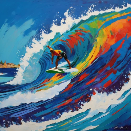 big wave,surfer,surfing,surfers,surf,bodyboarding,surfboards,surfboard shaper,surfboard,japanese wave,cool woodblock images,surfboat,big waves,braking waves,stand up paddle surfing,surfing equipment,tsunami,wave,wave motion,rogue wave,Conceptual Art,Oil color,Oil Color 25