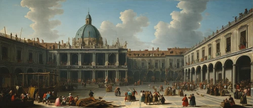 st mark's square,venice square,venetian,trinità dei monti,via della conciliazione,piazza navona,barberini,modena,piazza san pietro,the market,the carnival of venice,piazza del popolo,duomo square,vencel square,venetian hotel,st peter's square,venezia,piazza di spagna,saint mark,commerce,Art,Classical Oil Painting,Classical Oil Painting 25