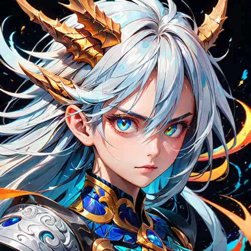 alibaba,dragon li,amano,merlin,edit icon,fantasy portrait,portrait background,constellation unicorn,male elf,garuda,summoner,custom portrait,glowing antlers,rein,sanya,cg artwork,caster,nelore,leo,dragon,Anime,Anime,General