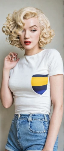 marylyn monroe - female,marilyn monroe,marilyn,mamie van doren,social,retro women,plus-size model,retro woman,merilyn monroe,marylin monroe,blonde woman,tshirt,magnolieacease,tee,pin-up model,50s,jeans background,madonna,roy lichtenstein,vintage clothing,Illustration,Japanese style,Japanese Style 05