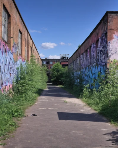 disused railway line,disused,abandoned factory,urban landscape,laneway,industrial ruin,disused trains,urbex,paint stoke,alleyway,abandoned train station,old factory,ruhr area,old factory building,workhouse,valley mills,graffiti,alley,industrial landscape,derelict,Conceptual Art,Daily,Daily 30