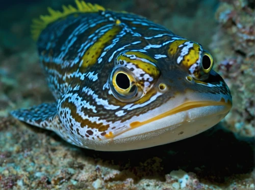 striped burrfish,trunkfish,green pufferfish,triggerfish-clown,miniatus grouper,blue stripe fish,wrasse,puffer fish,boxfishes and trunkfish,rock cod,boxfish,cichlid,marine fish,triggerfish,mandarinfish,grouper,pallet surgeonfish,puffer,mandarin fish,marine animal,Conceptual Art,Sci-Fi,Sci-Fi 24