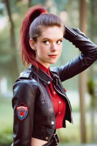 policewoman,rockabilly style,harley,rockabilly,pompadour,police uniforms,retro girl,carabinieri,retro woman,military uniform,woman fire fighter,a uniform,retro women,red russian,officer,police officer,bolero jacket,uniforms,military officer,martial arts uniform