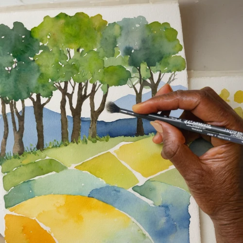 watercolor tree,watercolor background,watercolor pine tree,trees with stitching,painted tree,watercolor palm trees,watercolor painting,watercolor paper,foliage coloring,watercolor,watercolors,watercolor paint,painting technique,deciduous trees,watercolor leaves,row of trees,flourishing tree,watercolor sketch,meticulous painting,watercolour,Art,Artistic Painting,Artistic Painting 25