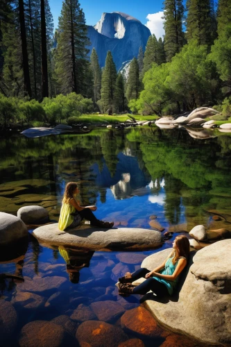 salt meadow landscape,yosemite park,yosemite,idyllic,alpine lake,yosemite national park,salt meadows,mountain spring,mountain stream,idyll,phoenix lake,mountainlake,emerald lake,fallen giants valley,alpine meadows,alpine meadow,mountain lake,riparian forest,landscape background,campsite,Art,Classical Oil Painting,Classical Oil Painting 16