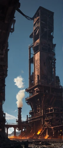 refinery,industrial landscape,industrial ruin,oil platform,gunkanjima,industries,factory ship,mining facility,very large floating structure,oil rig,shipyard,heavy water factory,steel tower,iron construction,steel mill,industrial area,metallurgy,industrial plant,industrial,ship yard,Conceptual Art,Fantasy,Fantasy 02