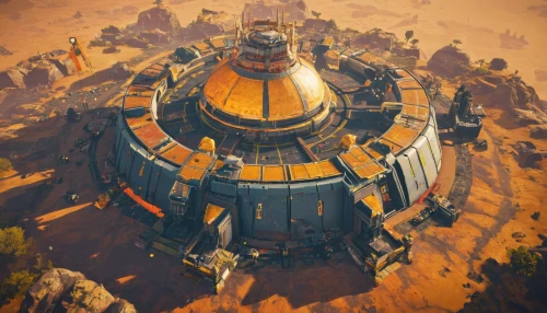 desert planet,mining facility,shield volcano,victory ship,vulcania,launch pad,the needle,space ship,alien ship,moon base alpha-1,sky space concept,sentinel,space port,heavy construction,concrete ship,nautilus,factory ship,airship,space station,metal rust,Conceptual Art,Daily,Daily 20