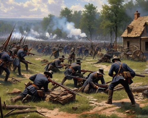 reenactment,historical battle,appomattox court house,arlington,skirmish,waterloo,infantry,day of the victory,diorama,blockhouse,american frontier,federal army,petersburg,prussian asparagus,the war,rangers,artillery,soldiers,lewisburg,landover,Art,Classical Oil Painting,Classical Oil Painting 32