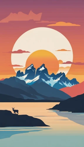 mountain sunrise,travel poster,alpine sunset,landscape background,patagonia,alaska,coast sunset,altiplano,vector graphic,background vector,yukon territory,ushuaia,vector illustration,mountain range,travel trailer poster,montana,mountains,dusk background,retro background,serengeti,Unique,Paper Cuts,Paper Cuts 05