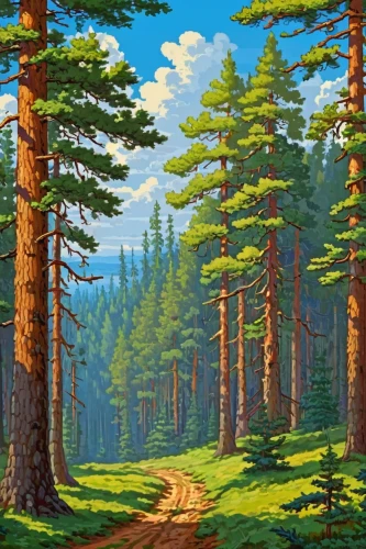 forest landscape,coniferous forest,forest road,forest background,spruce forest,temperate coniferous forest,pine forest,cartoon forest,forest path,forests,the forests,fir forest,northwest forest,spruce-fir forest,landscape background,tropical and subtropical coniferous forests,forest,mountain road,pine trees,the forest,Unique,Pixel,Pixel 05