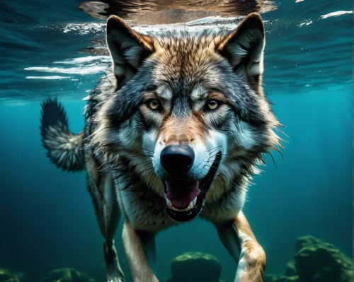 dog in the water,water dog,marine animal,underwater background,wolfdog,northern inuit dog,canidae,howling wolf,animal photography,saarloos wolfdog,under the water,mergus,underwater,under water,underwater world,canis lupus,water creature,underwater diving,tamaskan dog,kelpie,Photography,Artistic Photography,Artistic Photography 01