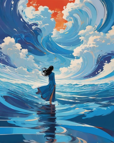 the wind from the sea,japanese waves,wind wave,japanese wave,ocean waves,tidal wave,ocean,sea breeze,the endless sea,ocean background,water waves,sea,ocean blue,adrift,seascape,swirling,coral swirl,ocean paradise,exploration of the sea,waves,Illustration,Vector,Vector 07