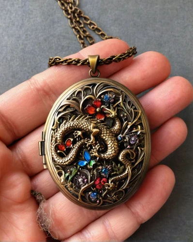ornate pocket watch,vintage pocket watch,ladies pocket watch,pocket watch,locket,pocket watches,red heart medallion in hand,red heart medallion,pendant,vintage ornament,pirate treasure,enamelled,amulet,steampunk gears,steampunk,mechanical watch,grave jewelry,broach,gift of jewelry,christmas ball ornament,Illustration,Paper based,Paper Based 26