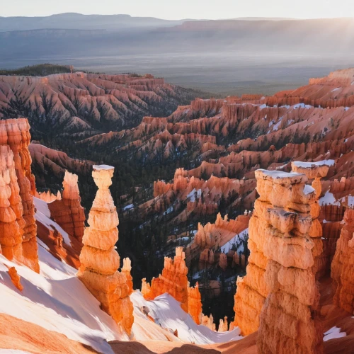 bryce canyon,fairyland canyon,hoodoos,canyon,united states national park,red cliff,cliff dwelling,grand canyon,flaming mountains,guards of the canyon,yellow mountains,mountain sunrise,red earth,mountainous landforms,painted hills,south rim,sandstone rocks,national park,street canyon,aerial landscape,Illustration,Paper based,Paper Based 20