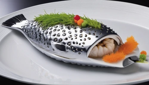 herring roll,sushi art,salmon fillet,salmon roll,amuse,abalone,sushi roll images,fish roll,red seabream,scallop,napoleon fish,sushi plate,japanese cuisine,kaiseki,salmon-like fish,sashimi,barramundi,herring,fine dining restaurant,sea bream,Conceptual Art,Sci-Fi,Sci-Fi 10