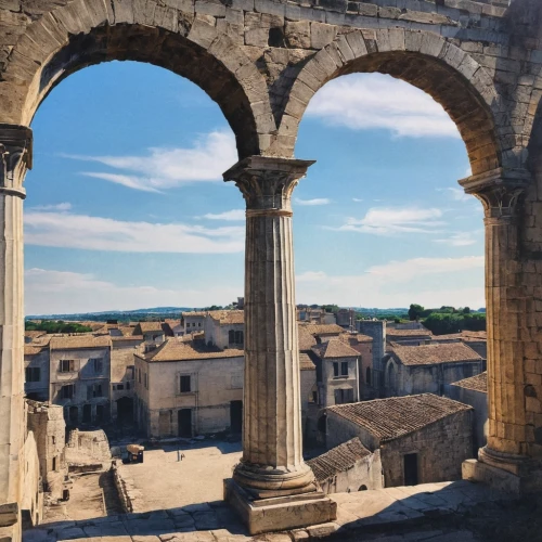 matera,ancient roman architecture,siracusa,oradour sur glane,bouleuterion,apulia,roman columns,puglia,trajan's forum,nimes,ostuni,celsus library,pont du gard,ancient rome,foro romano,2nd century,volterra,sicily,roman forum,arles,Photography,Documentary Photography,Documentary Photography 34