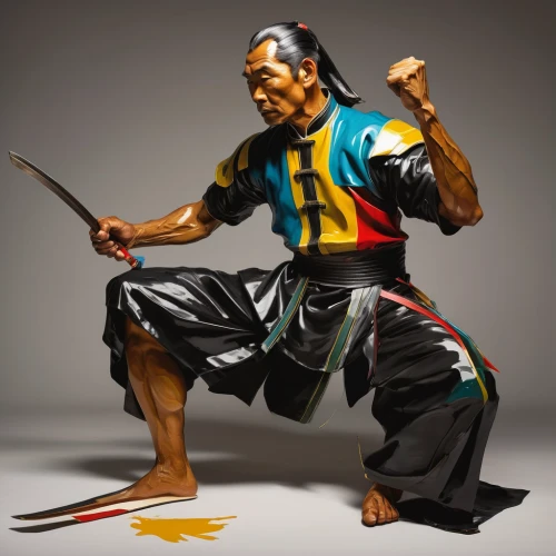 sambo (martial art),martial arts uniform,eskrima,samurai fighter,samurai,shaolin kung fu,haidong gumdo,wushu,japanese martial arts,kenjutsu,yi sun sin,asian costume,erhu,dobok,taijiquan,baguazhang,xing yi quan,kungfu,sōjutsu,buchardkai,Unique,3D,Modern Sculpture