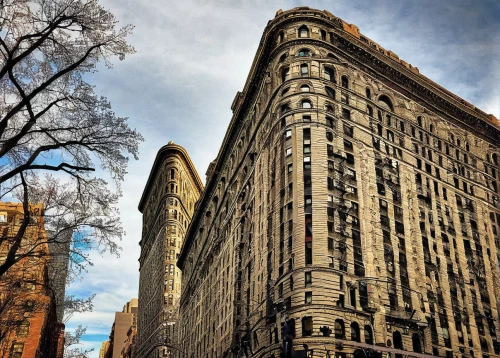 flatiron building,flatiron,chrysler building,5th avenue,chrysler fifth avenue,willis building,marble collegiate,newyork,tall buildings,new york streets,manhattan,new york,wall street,midtown,beautiful buildings,broadway,brownstone,city buildings,new york city,warner theatre,Illustration,Retro,Retro 06