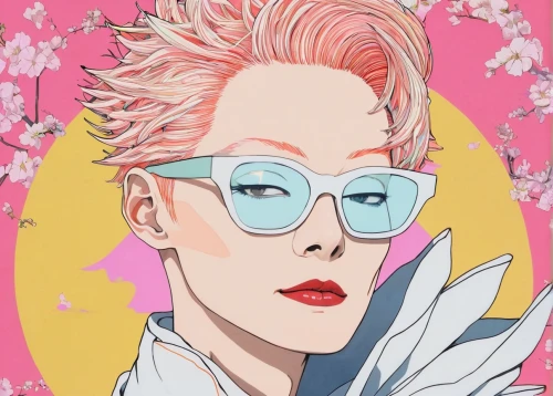 tilda,pink glasses,pink vector,pompadour,rose png,sakura florals,sakura blossom,popart,takato cherry blossoms,fashion vector,vector art,petals,pearl,pink round frames,pink cherry blossom,cherry blossom,fuki,japanese sakura background,yukio,portrait background,Illustration,Japanese style,Japanese Style 04