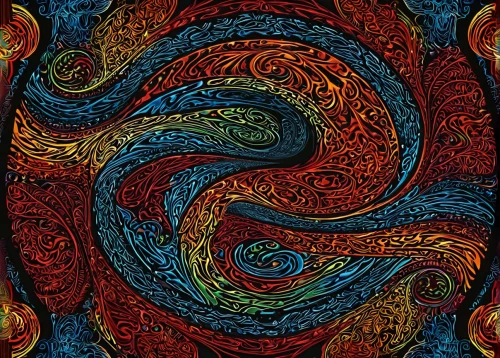 paisley digital background,coral swirl,colorful spiral,whirlpool pattern,swirls,paisley pattern,chameleon abstract,spiral background,flora abstract scrolls,spirals,swirling,paisley,spiral pattern,swirl,spiral nebula,batik design,spiral,indian paisley pattern,paisley digital paper,tapestry,Illustration,Abstract Fantasy,Abstract Fantasy 21