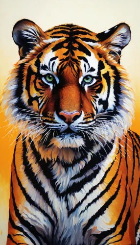 a tiger,glass painting,asian tiger,bengal tiger,tiger png,tiger,tiger head,tigers,sumatran tiger,tigerle,bengal,hand painting,oil painting on canvas,siberian tiger,chestnut tiger,body painting,bodypainting,tiger cat,animal portrait,tigger,Illustration,Abstract Fantasy,Abstract Fantasy 20